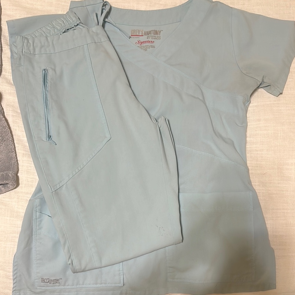 Grey's Anatomy Sky Blue Scrub Ensemble